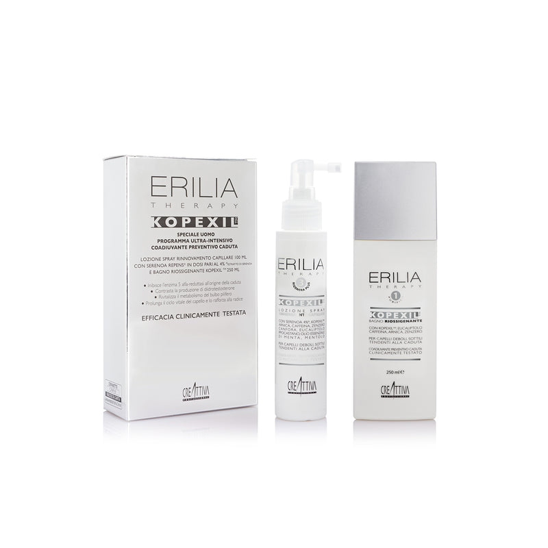 ERILIA KIT KOPEXIL COMPOSTO DA: LOZIONE 100 ml + BAGNO 250 ml