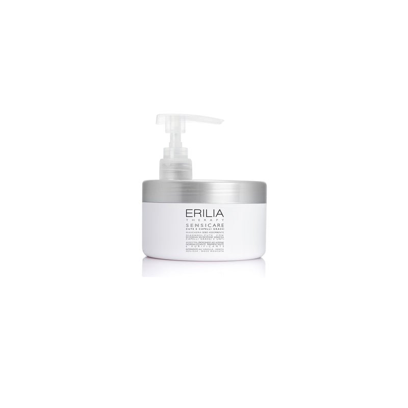 ERILIA SENSICARE CUTE E CAPELLI GRASSI MASCHERA SEBO ASSORBENTE - 500 ml